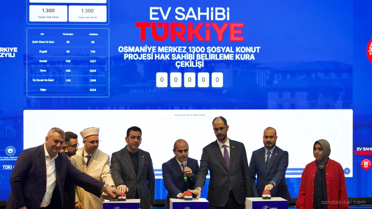 Osmaniye'de Binlerce Aileye Yuva Müjdesi: Kura Heyecanı Dorukta