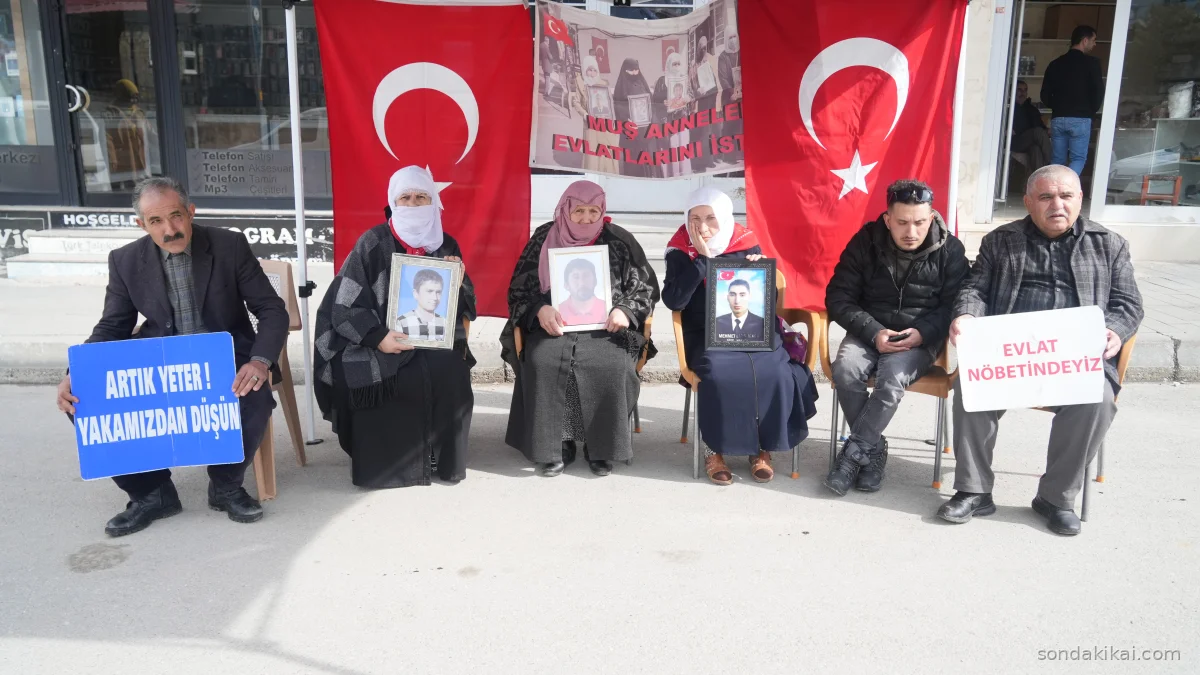 Muş'ta Evlat Nöbeti: Annelerin Umut Çağrısı Yükseliyor