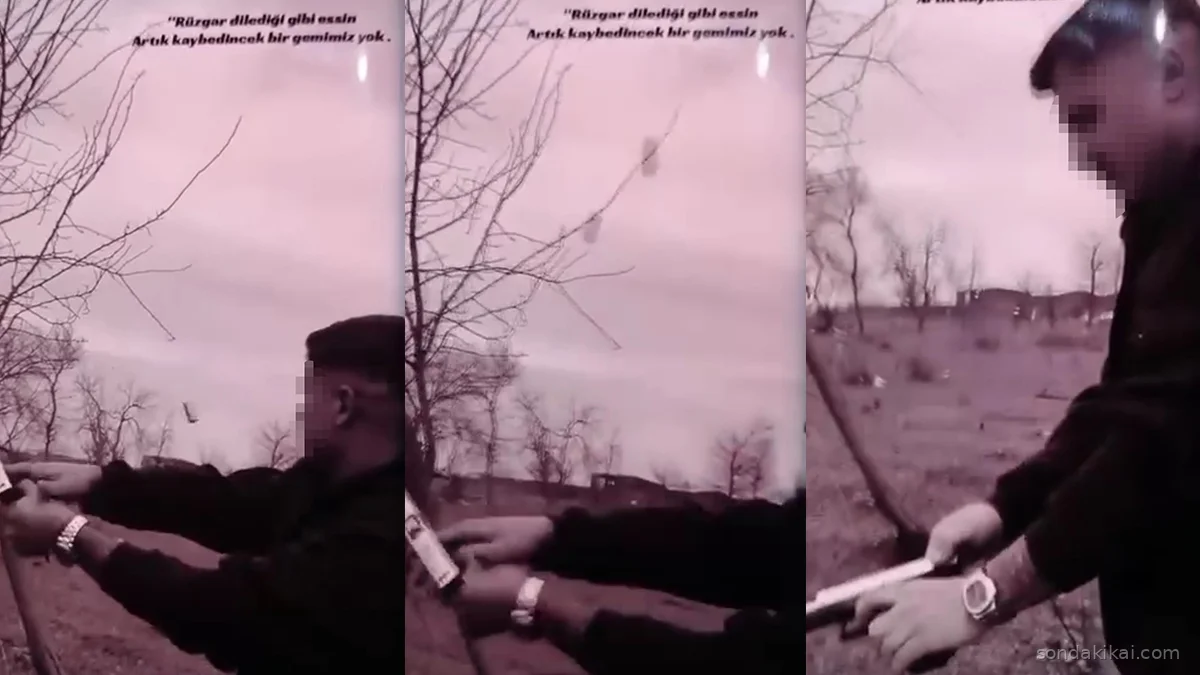 Toplumsal Tehdit: Bursa'da Havaya Ateş Açıp Paylaşan Şahıs Kamerada